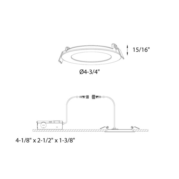 Panneau lumineux rond de 4" – Image 5