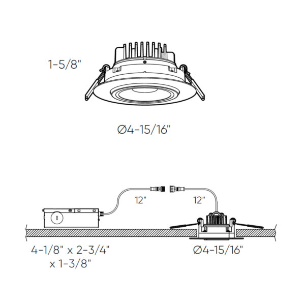 Encastré de 4" ajustable – Image 7