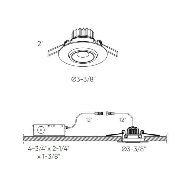 Encastré de 3" ajustable – Image 5