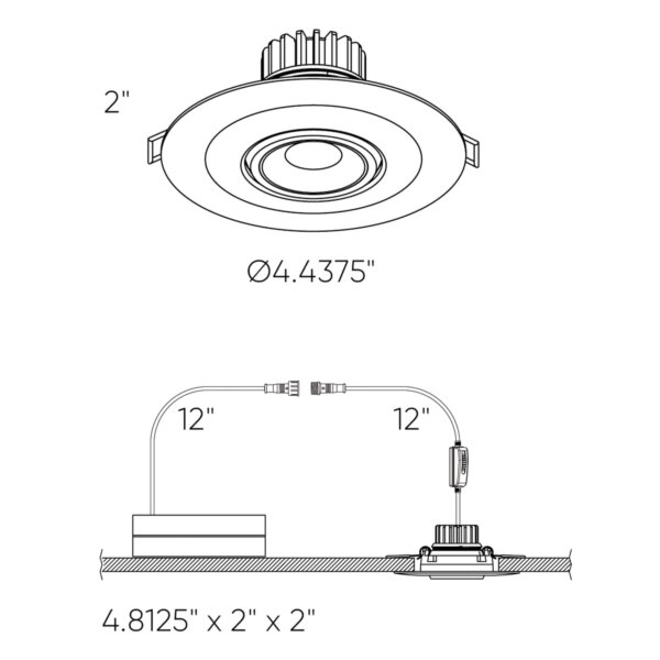 Encastré de 4" ajustable – Image 5