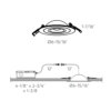 Encastré rond plat de 6" encastré – Image 5