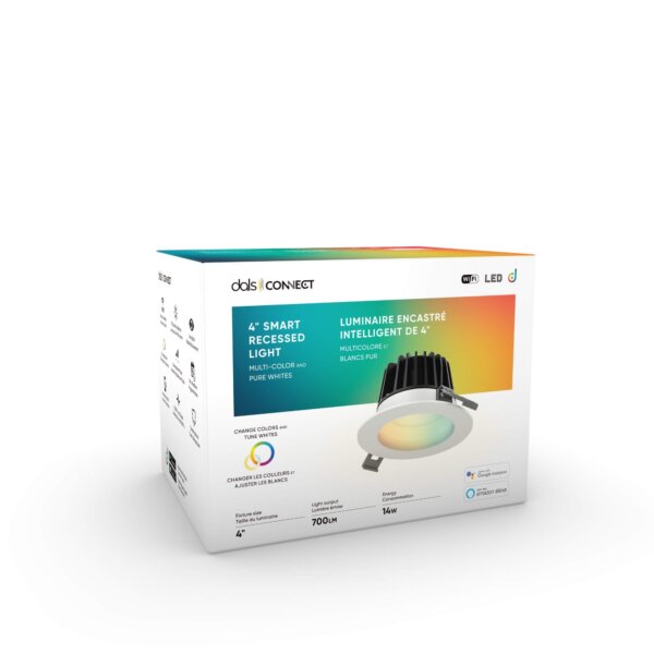 Encastré rond régressé intelligent de 4" – Image 5