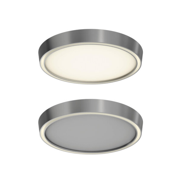 12" dual-light flush mount