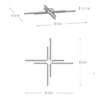 Plafonnier de 32" – Image 4