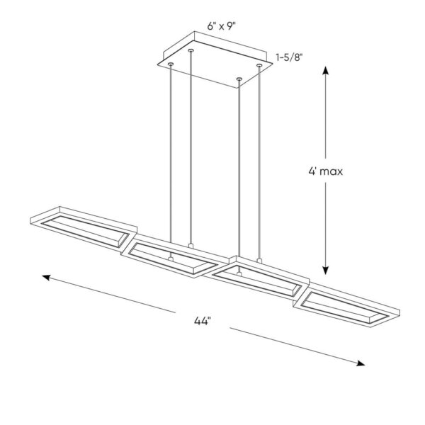 Suspension linéaire de 44" – Image 7