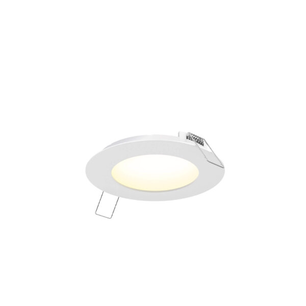 4" round dim-to-warm panel light