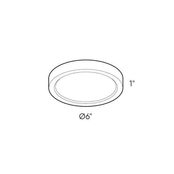 6" round flush mount - Image 7