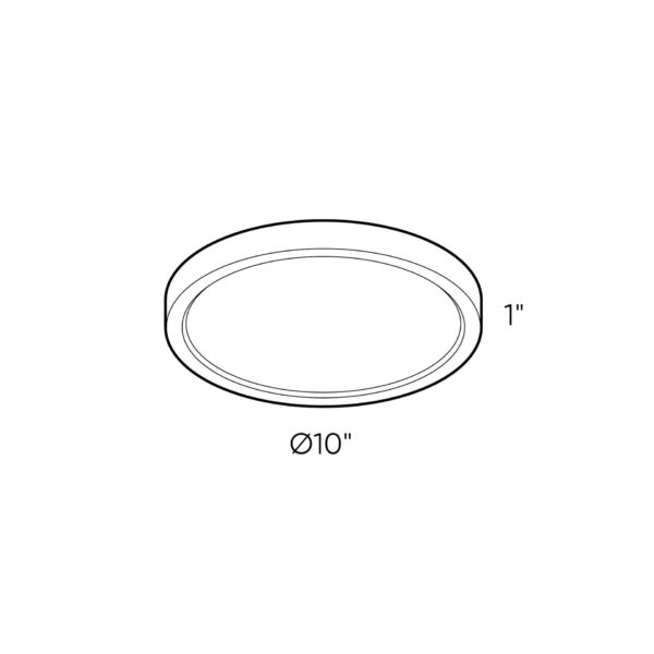 10" round flush mount - Image 7