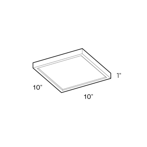 10" square flush mount - Image 5