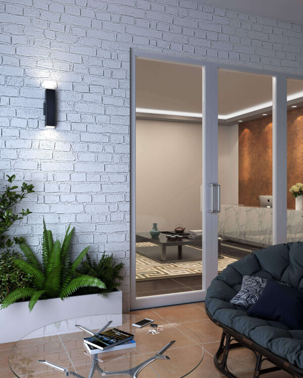 12" square wall sconce - Image 4