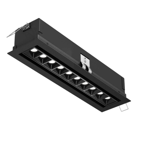 Mutli-spot directional recessed downlight