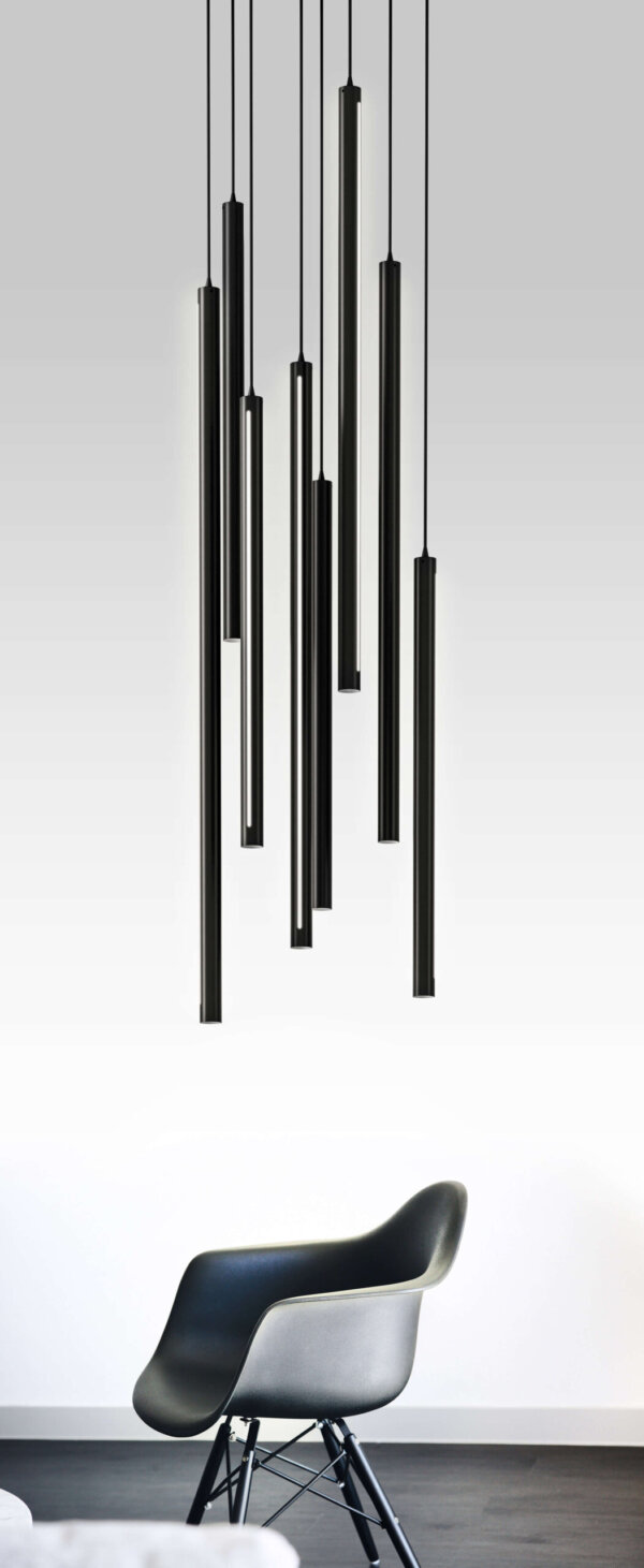 5-light round cluster pendant - Image 5