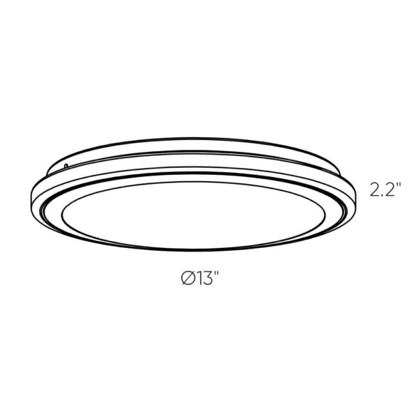13" round flush mount - Image 5