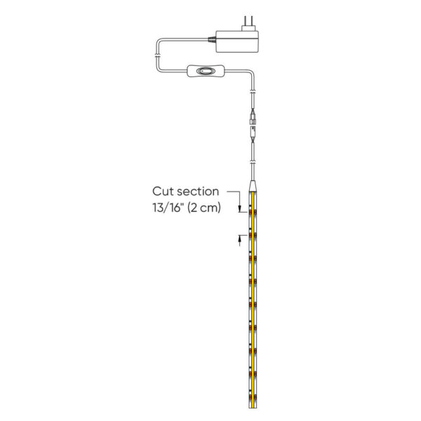 Kit de ruban COB de 5 mètres – Image 4