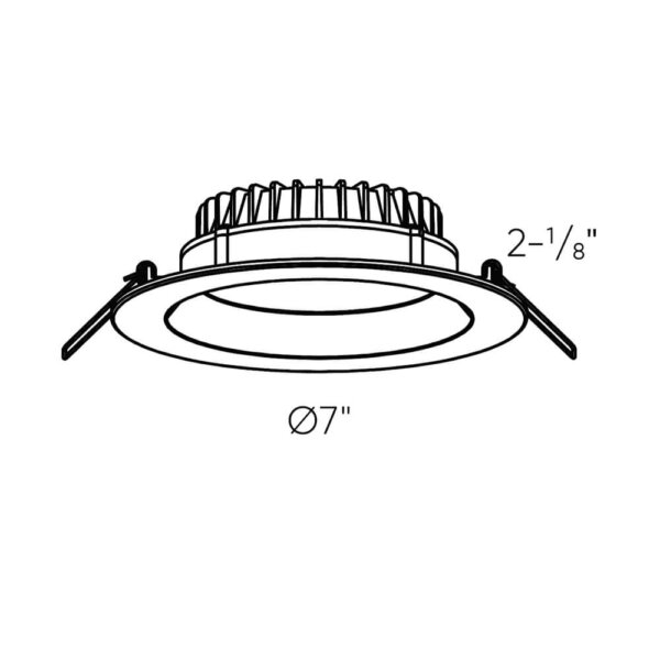 6" round regressed panel - Image 4