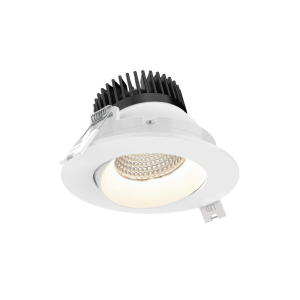 3.5" round regressed gimbal downlight