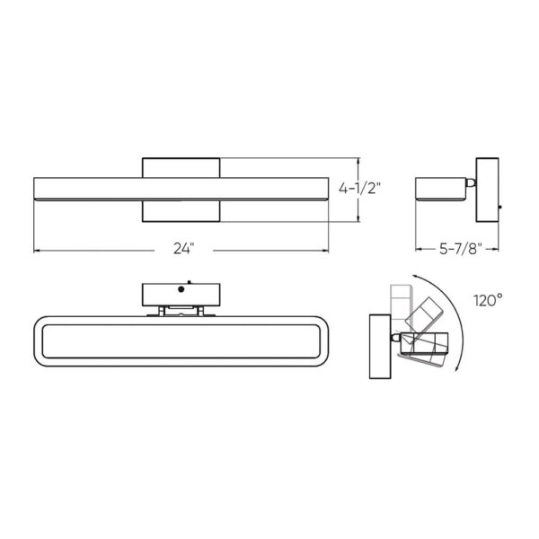 24" wall light - Image 4