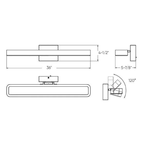 36" wall light - Image 3