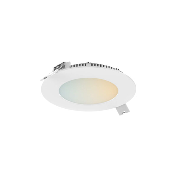 Panneau lumineux intelligent rond de 4"