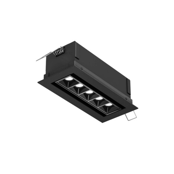 Multi-spot directional recessed downlight