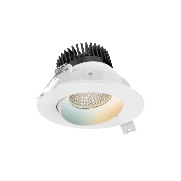 3.5" round smart regressed gimbal downlight