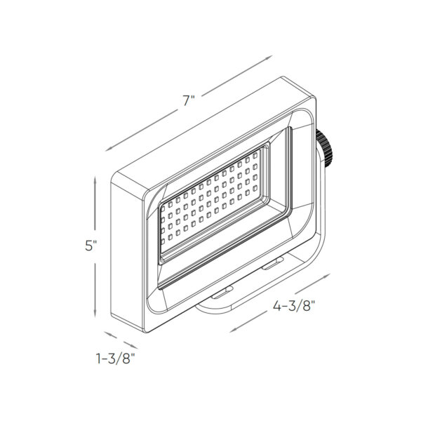 7" smart flood light - Image 4
