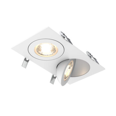 4" double flat gimbal recessed