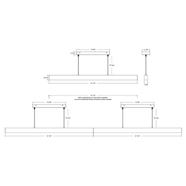 48" linear pendant - Image 7