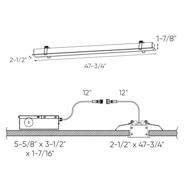 48" linear recessed light - Image 6