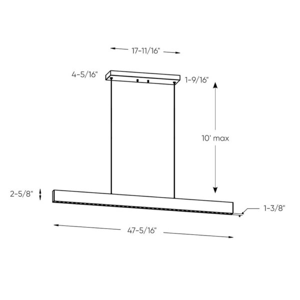 Multi-spot Linear Pendant - Image 3