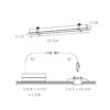 Luminaire encastré linéaire intelligent de 24" – Image 5