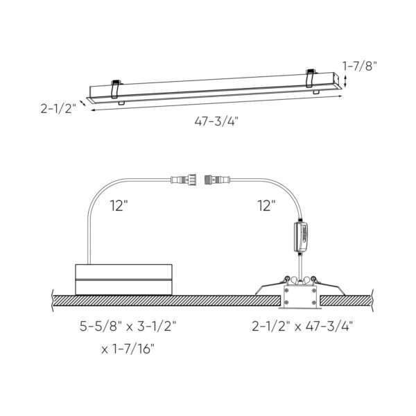 48" linear smart recessed light - Image 5