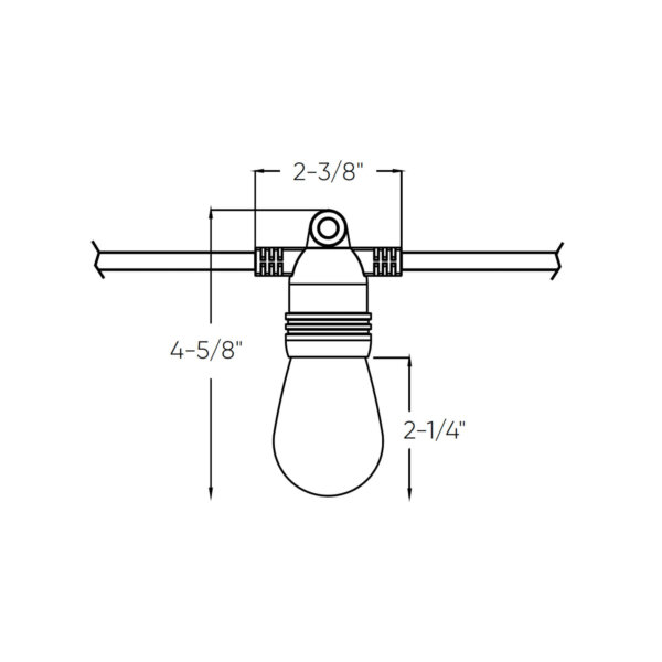 48' smart outdoor string light - Image 8