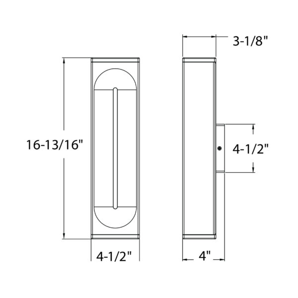 16" wall sconce - Image 4
