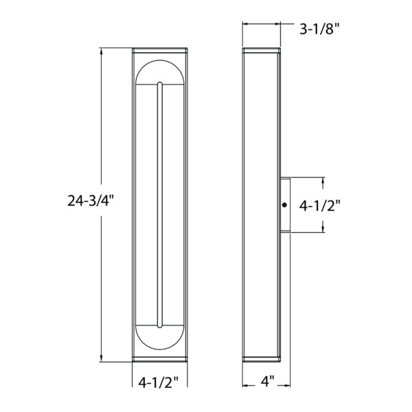 24" wall sconce - Image 3