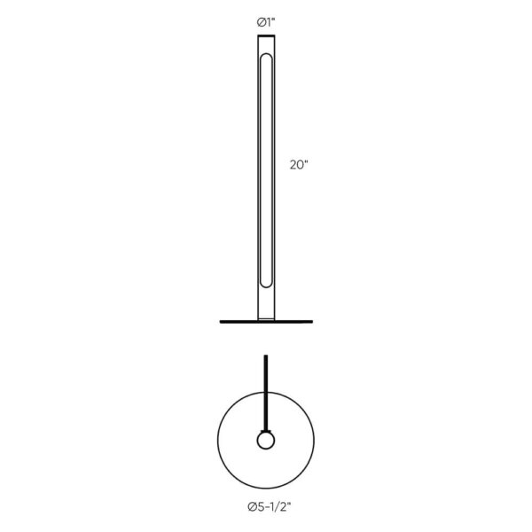 20" smart digital lamp - Image 6