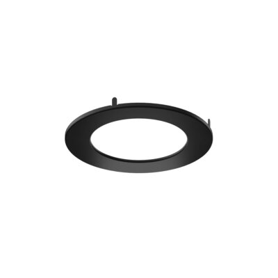 4" recessed round trim