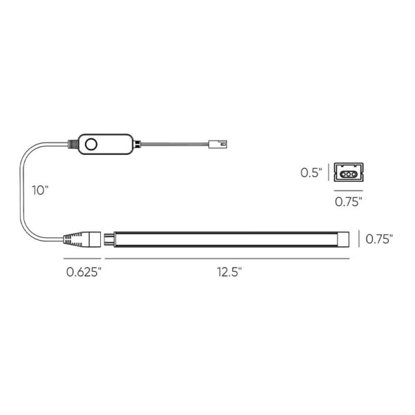 12" linear light strip - Image 3