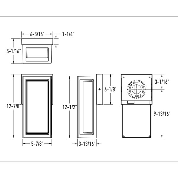 13" smart wall sconce - Image 4