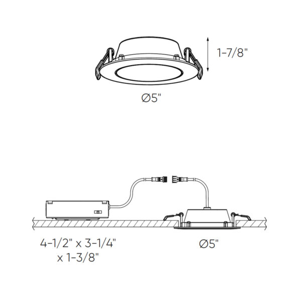 Encastré mince de 4" – Image 4