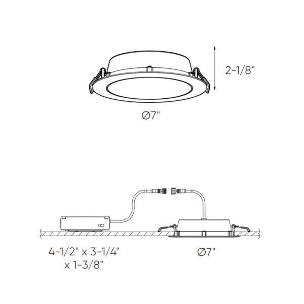 6" slim gimbal panel light - Image 4