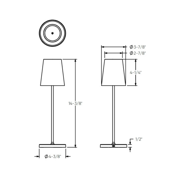 Rechargeable table lamp - Image 5