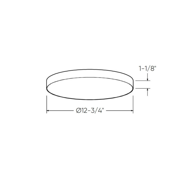 Plafonnier sans bord de 12" – Image 4