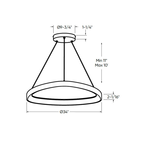34" pendant - Image 5