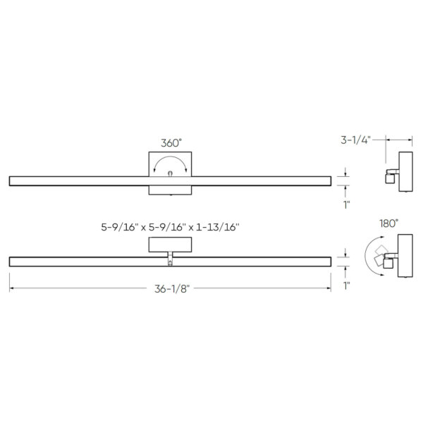 36" picture wall light - Image 10