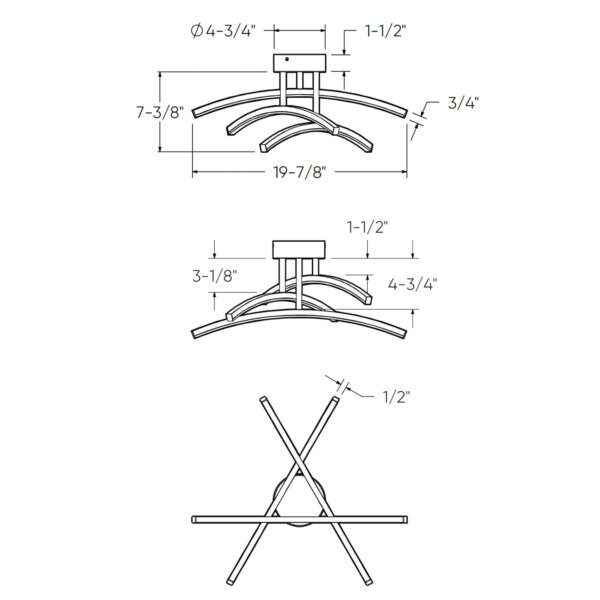 Plafonnier de 20" – Image 4
