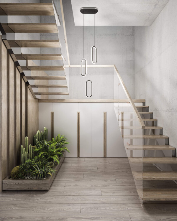 Suspension à 3 lumières – Image 3