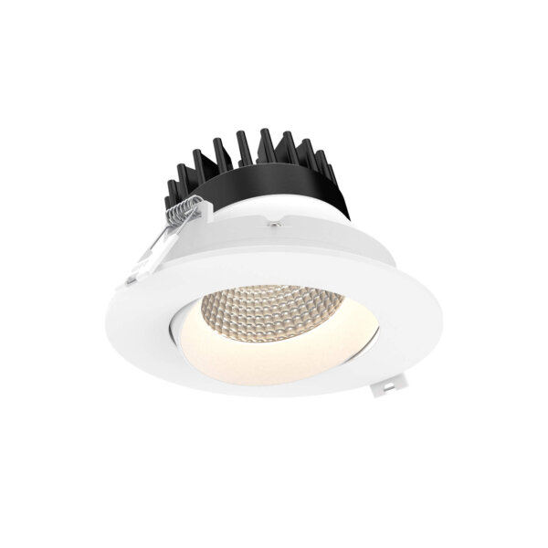 Encastré à Encastré régressé rond de 4"