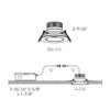 3.5" round dim-to-warm regressed gimbal downlight - Image 4