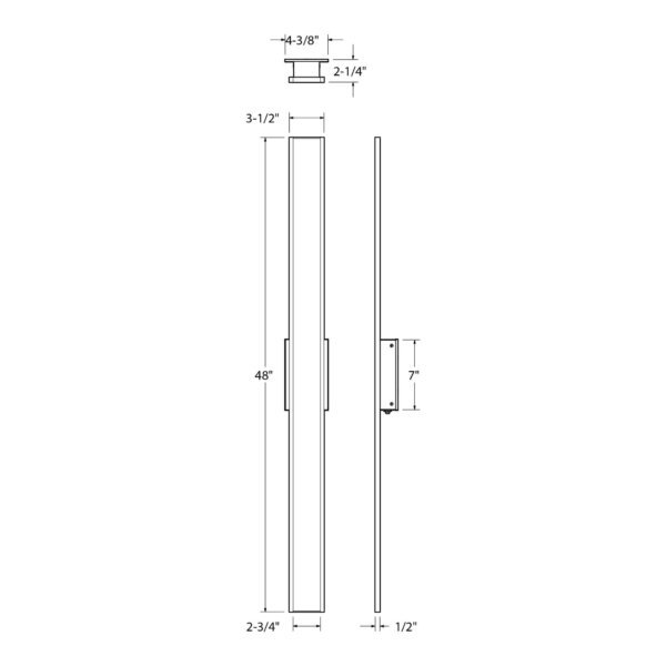 48" wall sconce - Image 3